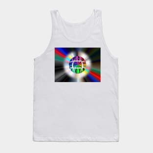 Rainbow Fire Ball Tank Top